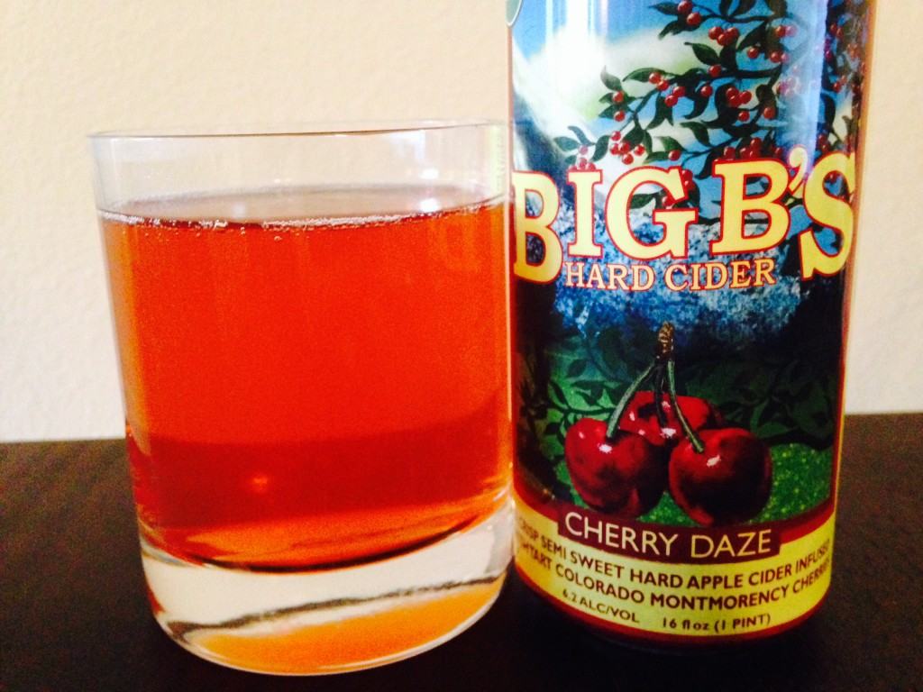 Cider Review: Cherry Daze By Big B's Hard Cider - Cidersage