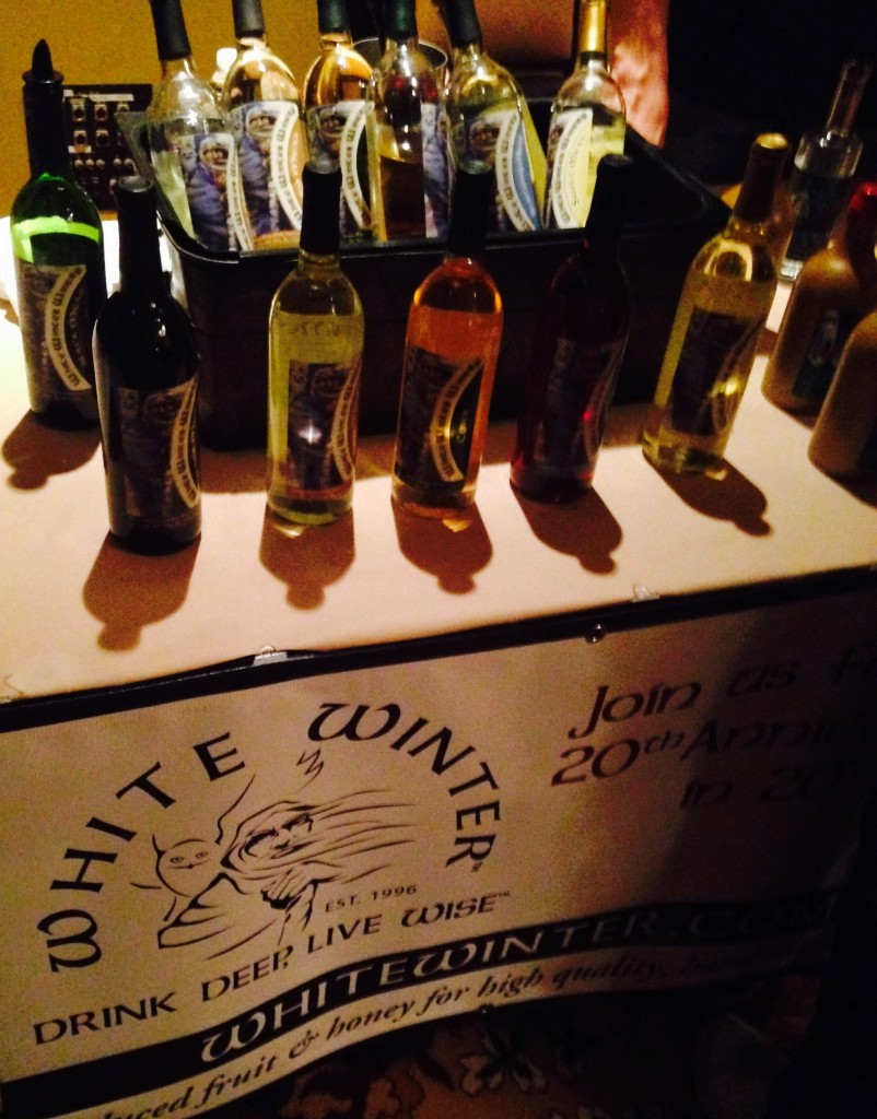 White Winter meads at the 2015 Mead Mixer.